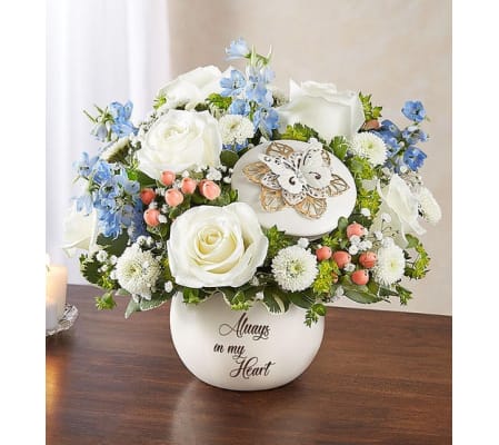 IN MY HEART BLUE AND WHITE