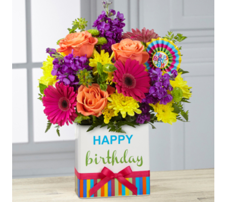 Happy Birthday Brights Bouquet