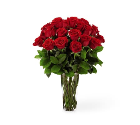 Two Dozen Red Roses Bouquet