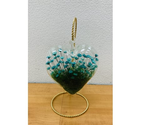 Forever Love Flowers Heart