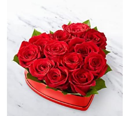 Lovely Red Rose Box