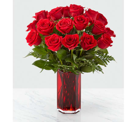 The FTD True Romantic Red Rose Bouquet