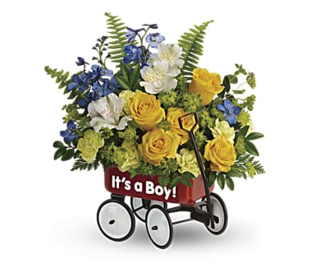 Sweet Baby Wagon Bouquet