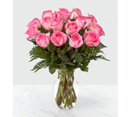 FTD Smitten Pink Roses bouquet