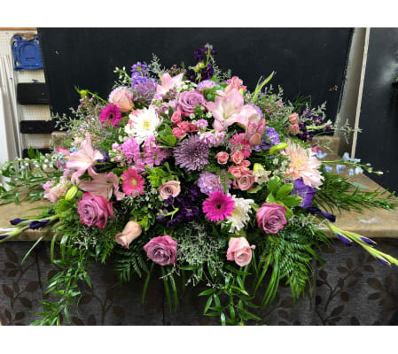 Precious Pastels Casket Cover
