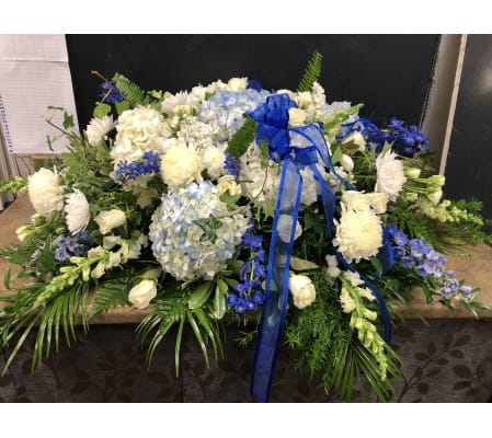 Loving Blooms Casket Cover