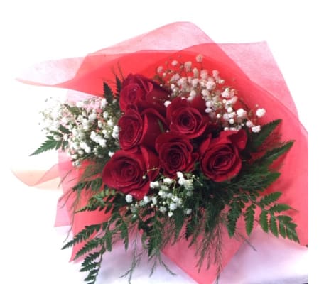 6 roses Deluxe Wrap