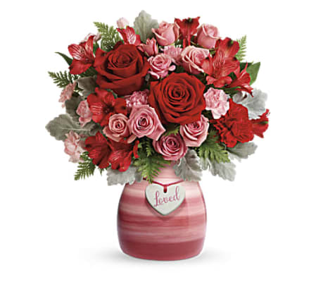 TF Playfully Pink bouquet