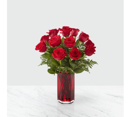 FTD's True Romantic Red Rose Bouquet by tcg