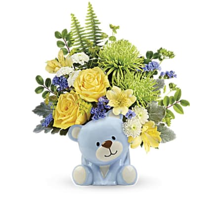 Welcome Baby Blue Bear