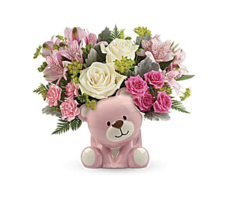 Welcome Baby Pink Bear