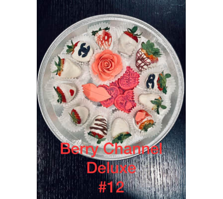 12Ct Deluxe White CHANNEL Platter