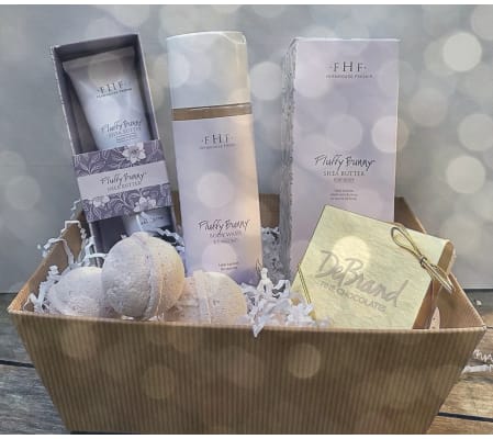 Fluffy Bunny Gift Tray