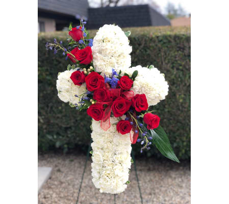 Red White and Blue Cross