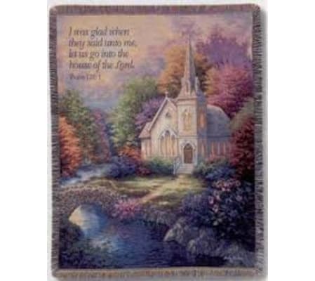 Church in the Country Throw