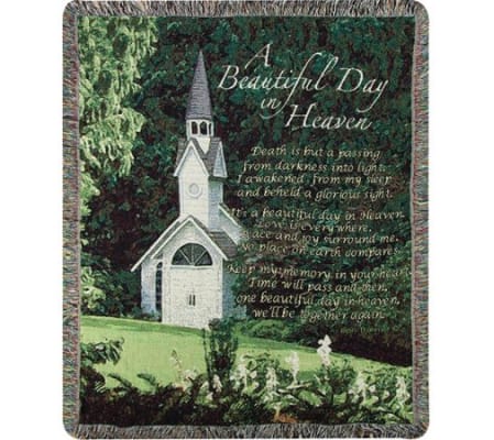 A Beautiful Day in Heaven Throw