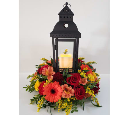 Lantern Arrangement Masculine tones.