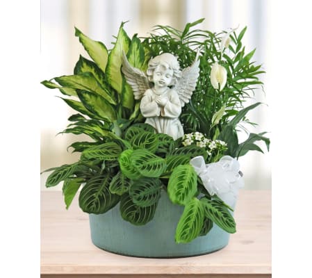 Planter with Angel