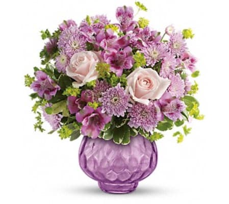 Teleflora's Lavender Chiffon Arrangement