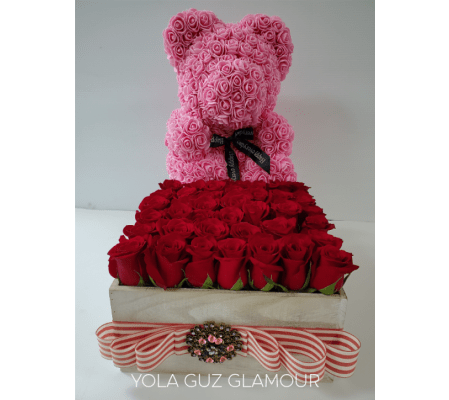 Channel Roses and Bear