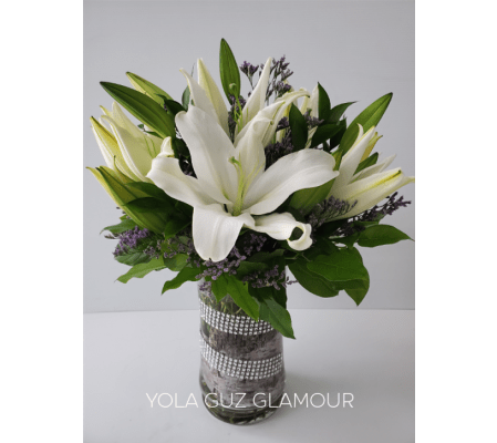 Channel and White Lilies