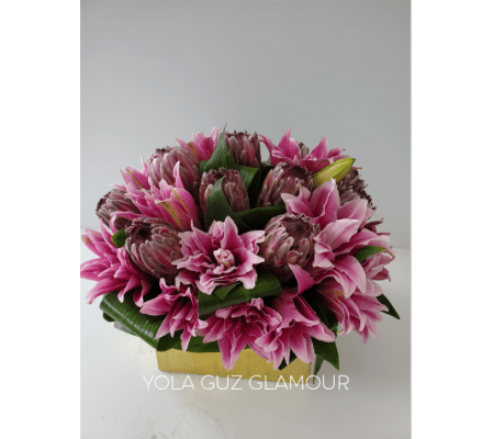 Proteas and Lilies