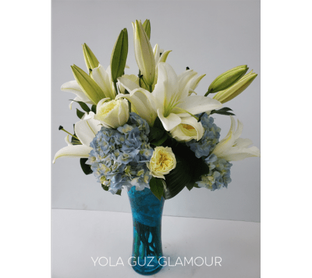 White and Blue Delight