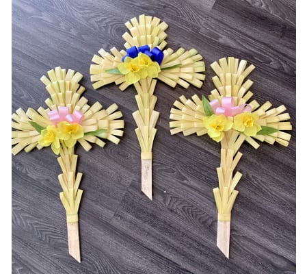 Palm Crosses Set