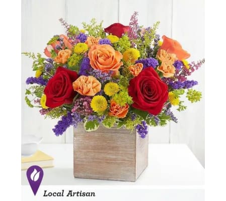 Modern Wooden Cube Arrangement Glamour