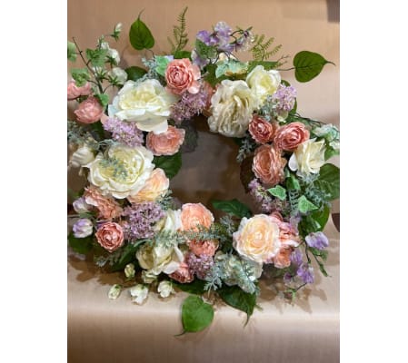 Spring Blooms Wreath