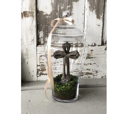 Cross in Apothecary Jar