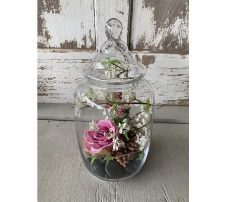 Varied Silk Floral Jar