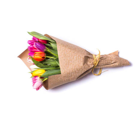 Assorted tulips Wrapped