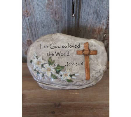 Statue 'For God so Loved'