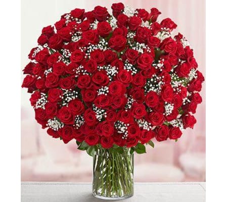 Super Luxurious 150 Red Roses