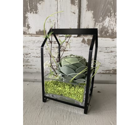Greenery Rose Succulent Farmhouse
