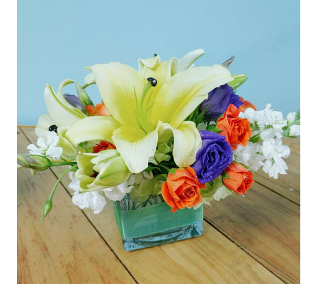 Faith floral arrangement