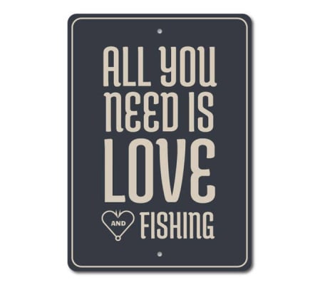 Fishing Lover Sign