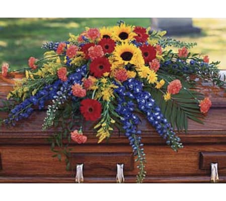 A Tranquil Peace Casket Spray