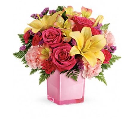 Pink and Yellow