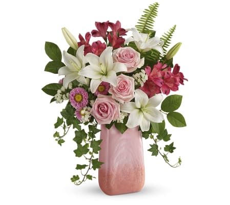 Teleflora Pink n' Peach Paradise