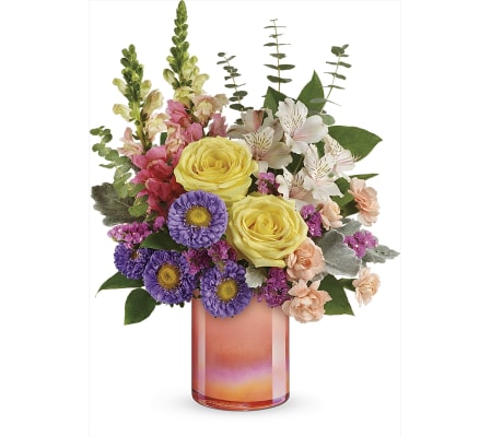 Teleflora Peach Shimmer