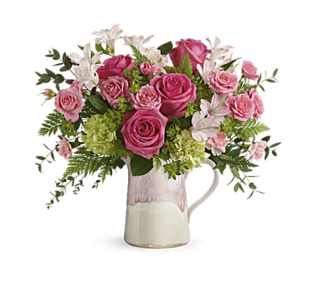 Pink stone bouquet