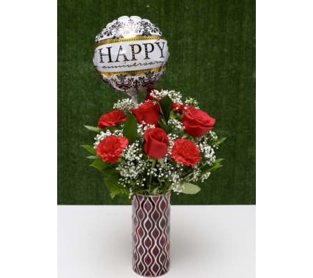 Anniversary Floral Delight Arrangement