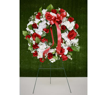 Artificial Floral Wreath for Cemetery