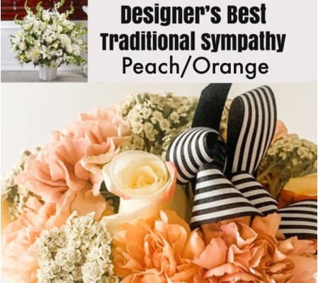 Peach/Orange Mix-Traditional Sympathy