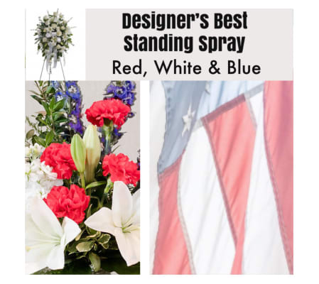 Patriotic Mix-Standing Spray