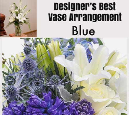 Blue Mix-Large Vase Arrangement