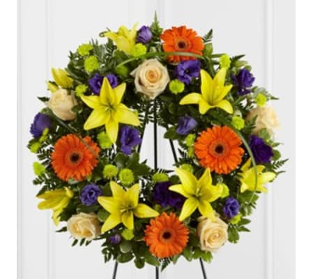 Radiant Remembrance Standing Wreath