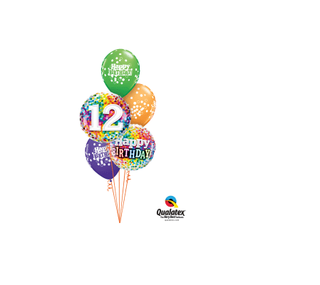 Great To Be 12 Classic Balloon Bouquet